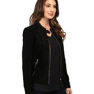 IVANKA TRUMP Faux Suede Jacket